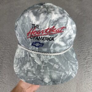 Vintage‎ Chevy Heartbeat of America Trucker Hat Chevrolet Nylon Snap back